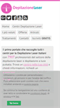 Mobile Screenshot of depilazionelaser.eu
